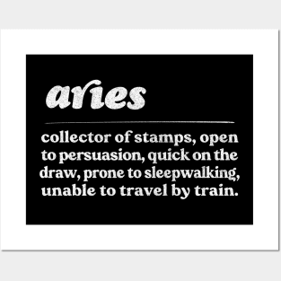 Aries Zodiac Symbol //// Humorous Gift Design Posters and Art